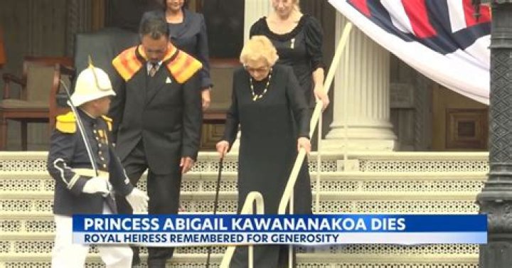 Abigail Kawananakoa Obituary, Funeral
