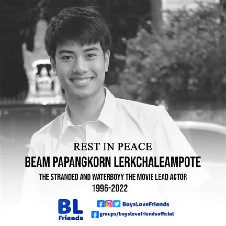 Beam Actor Papangkorn Lerkchaleampote Biodata, How Did The Actor Died Age 25?