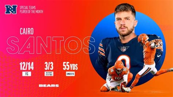 Cairo Santos Contract, Net Worth, Career-Long, Salary, Height And Weight, Jersey, College