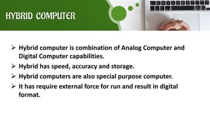 Characteristics of hybrid computer