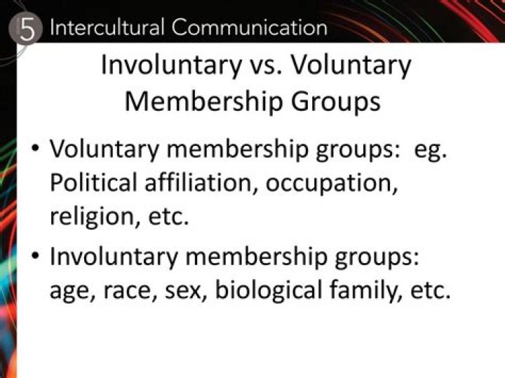 Characteristics of involuntary group