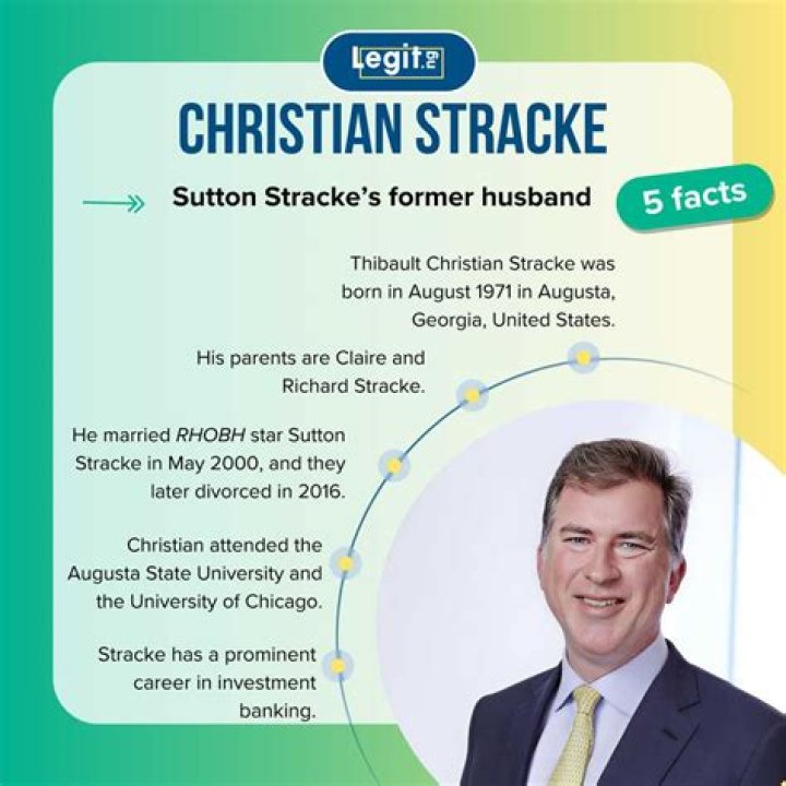 Christian Stracke (Sutton Stracke’s Ex-Husband)Biography, Age, Wiki, Height, Family, Wife, Net Worth, Image, Children, Education, And Salary
