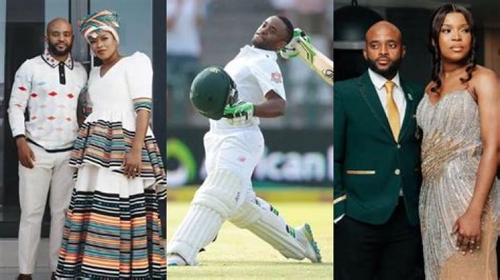 Cricketer Temba Bavuma and Wife Phila Lobi, Family In Pictures