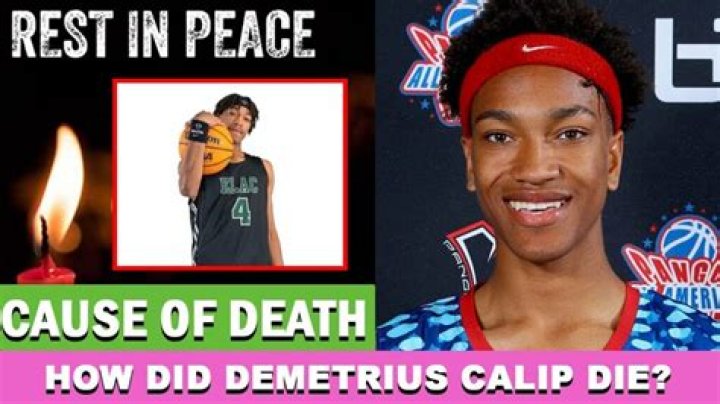 Demetrius Calip Net Worth At Time Of Death