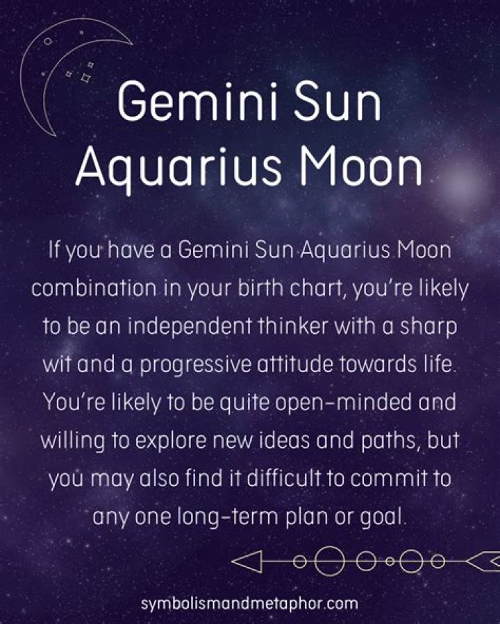 Gemini sun aquarius moon