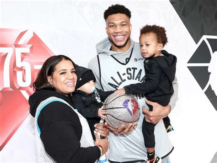 Giannis Antetokounmpo family: partner Mariah Riddlesprigger, parents Charles and Veronica, children Liam Charles and Maverick Shai