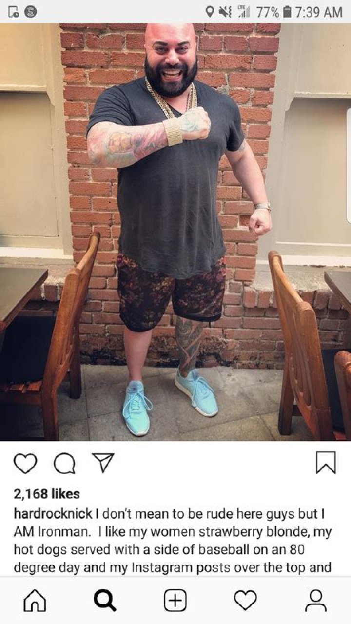 Hard Rock Nick: Wife, net worth, tattoos, smoking & body facts