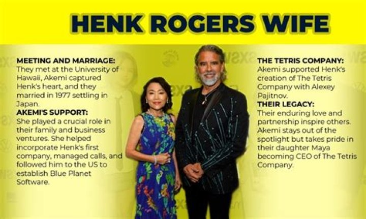 Henk Rogers Wife Akemi Rogers And Family Life