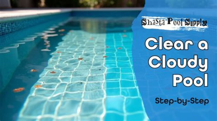 How do you clear a cloudy baquacil pool