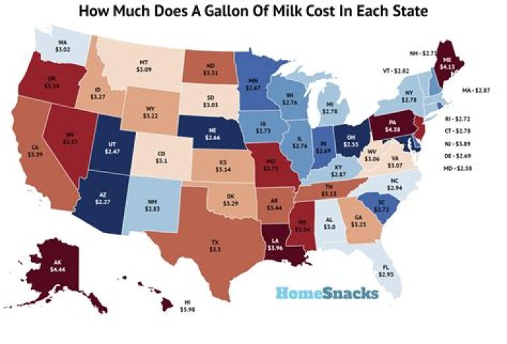 How much does milk cost in puerto rico