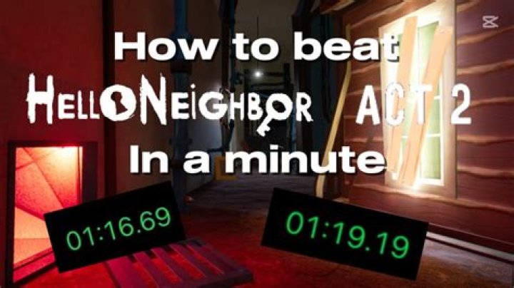 How to beat hello neighbor act 2