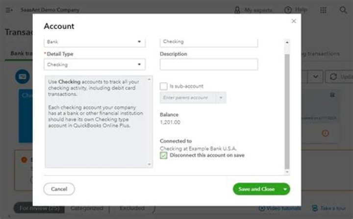 How to delete an account in quickbooks online