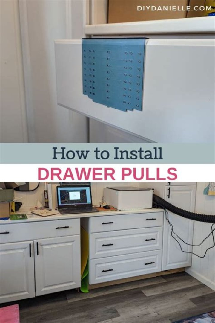 How to install drawer pulls