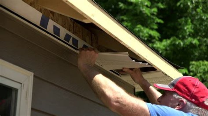How to install vinyl soffit