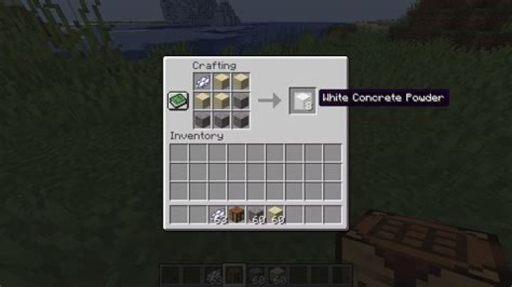 How to make concrete powder
