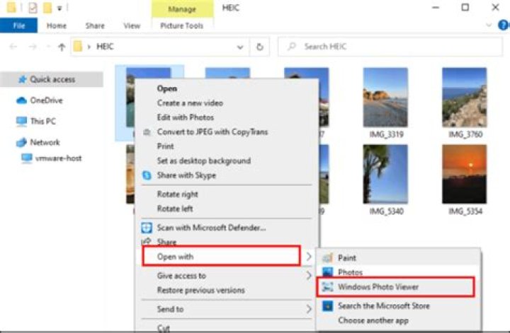 How to open heic file