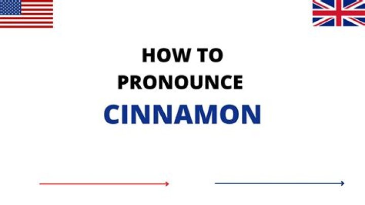 How to pronounce cinnamon