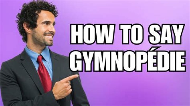 How to pronounce gymnopedie