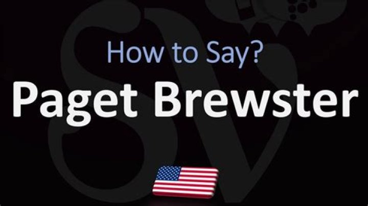 How to pronounce paget brewster