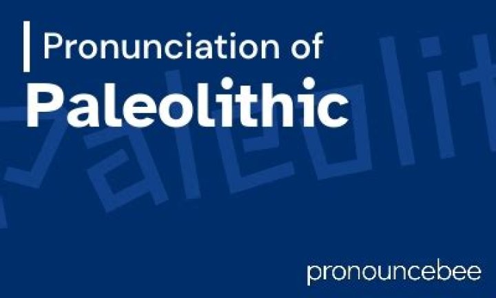 How to pronounce paleolithic