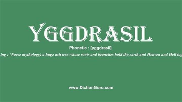 How to pronounce yggdrasil