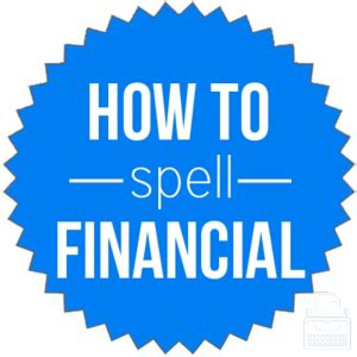 How to spell financial