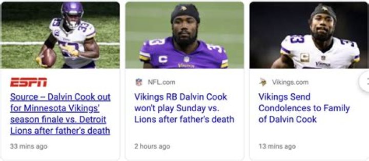 James Cook Cause Of Death: How Did Dalvin Cook’s Father Die? Biography