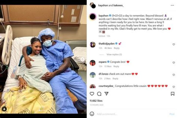 Kayshon Boutte Had A Baby With Girlfriend Kayla In September