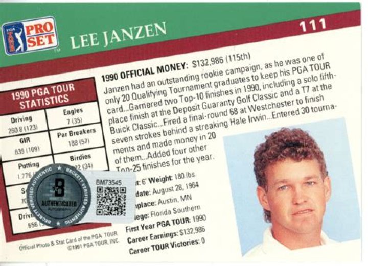 Lee Janzen Net Worth, Income, Salary, Earnings, Biography