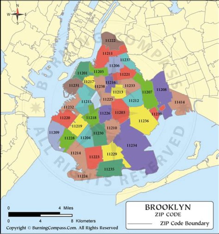 List of Brooklyn Postal Codes and Zip Codes