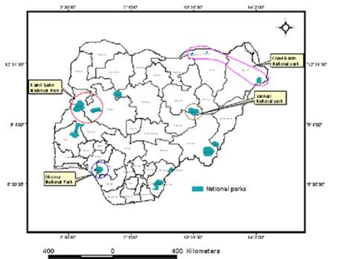 List of National Parks in Nigeria & Locations