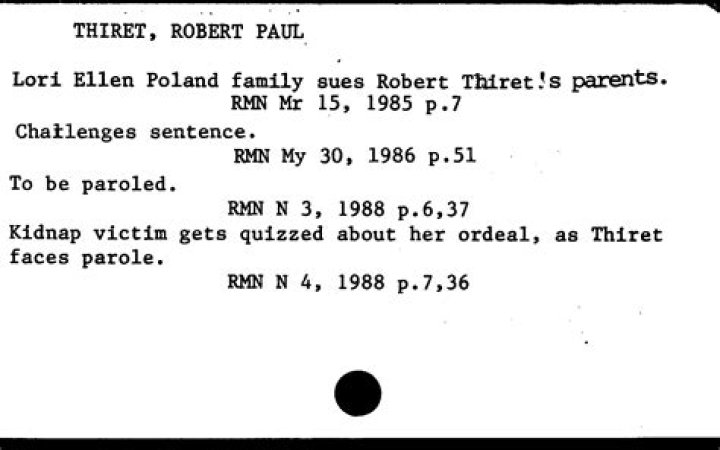 Lori Poland Abuse: What Happened To Her- Where Is Her Kidnapper Robert Paul Thiret Now?