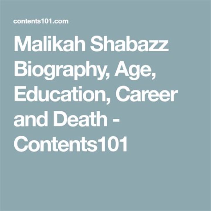 Malikah Shabazz Biography