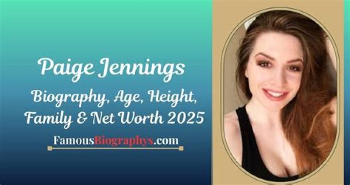 Paige Jennings Wiki, Age, Biography, Net Worth, Instagram