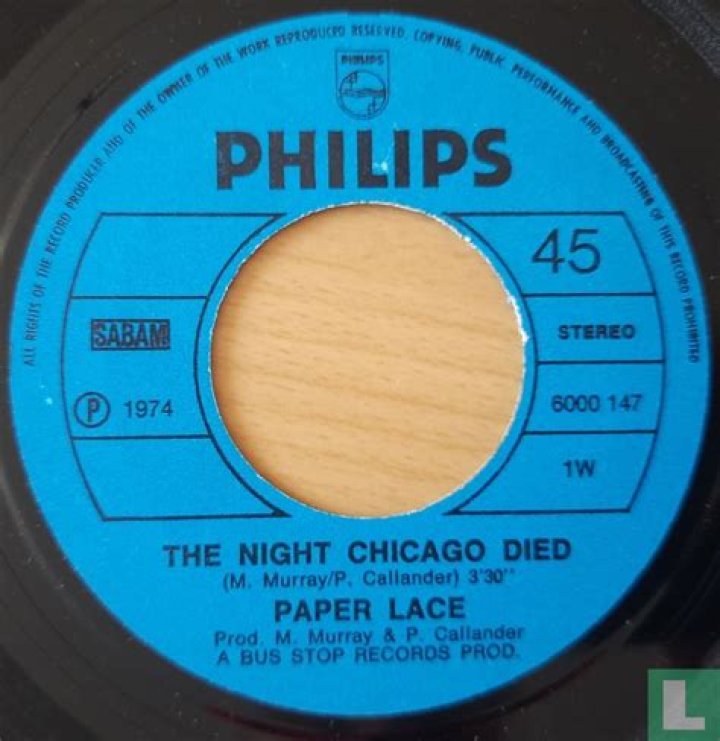 Paper Lace’s
Night Chicago Died Lyrics