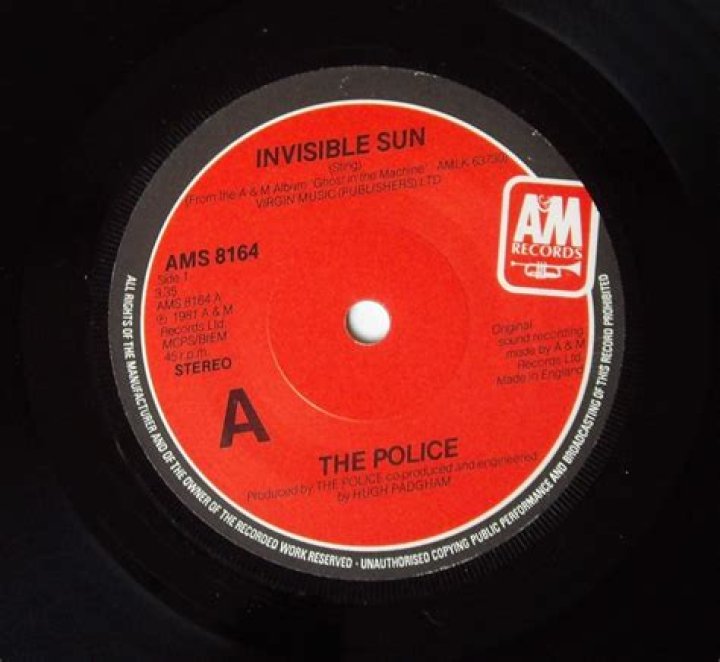 The Police’s
Invisible Sun Lyrics