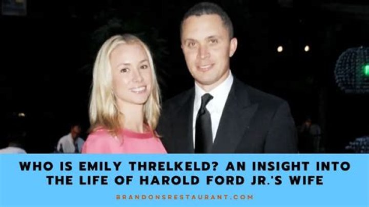 The Untold Truth We Know About Harold Ford Jr’s First Wife, Emily Threlkeld