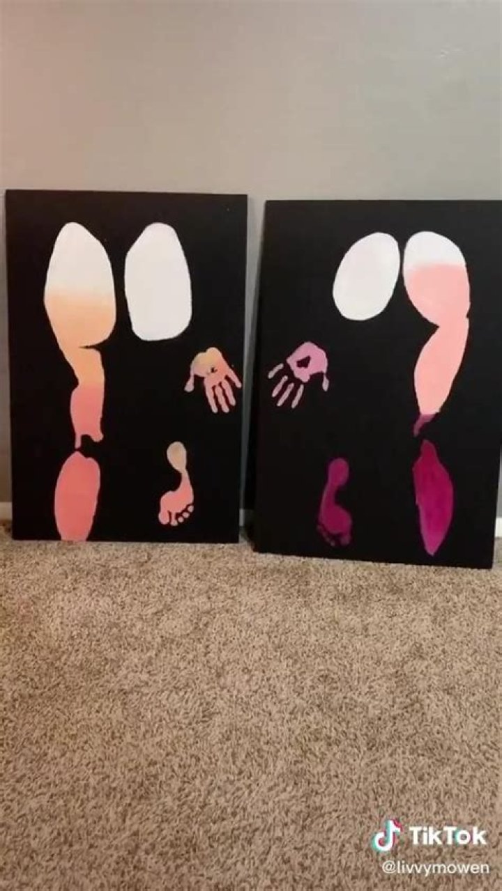 TikTok: Butt Painting Canvas, How To Do Body Art Challenge? Step By Step