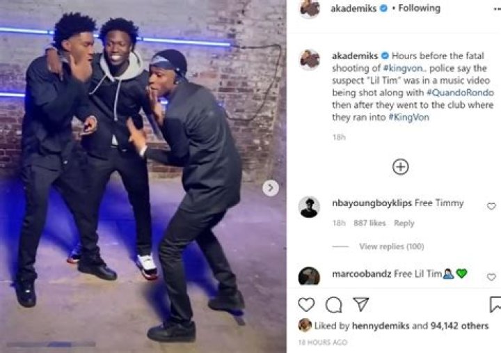 Timothy Leeks Aka Lul Tim Age, Real Name, Quando Rondo: Who Killed King Von?