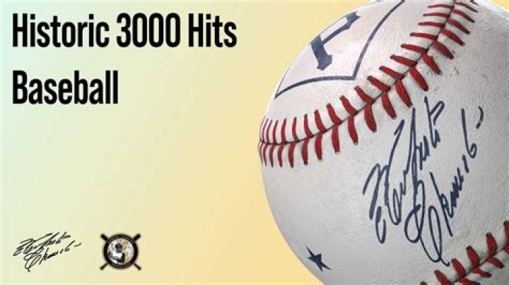 What baseball player has 3000 hits