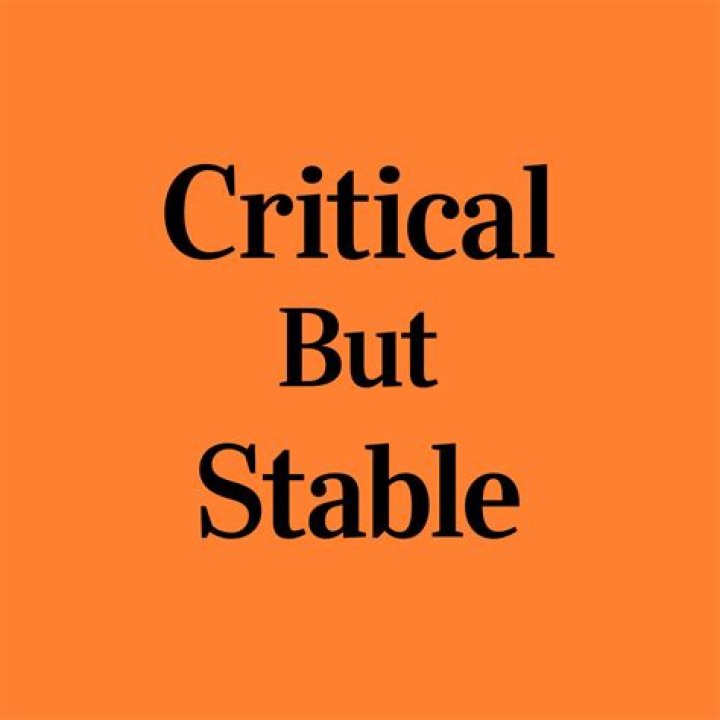 What does critical but stable condition