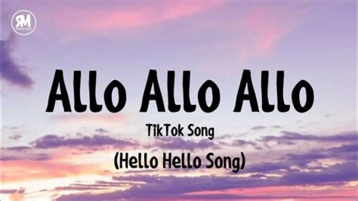 What Is Alo Alo Song On Tiktok? Lyrics And Trend Meaning Explained