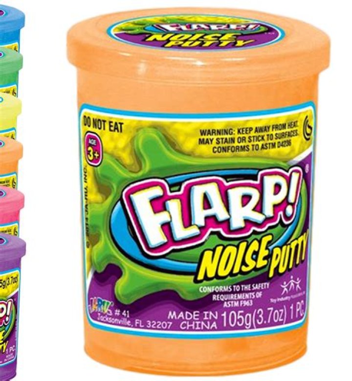 What is flarp noise putty made out of