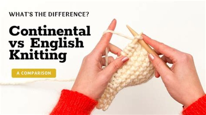 What is the Difference Between Continental Knitting and English Knitting