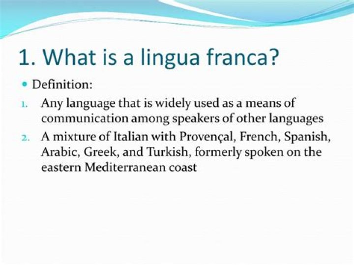 What lingua means