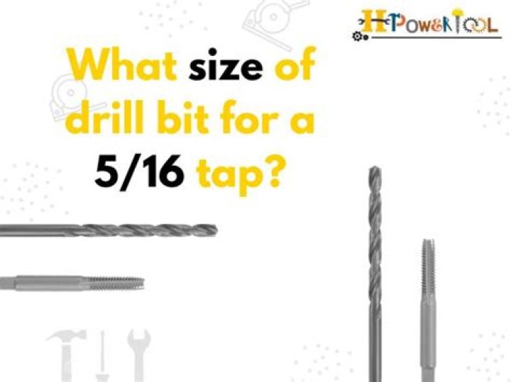 What size drill bit for 5 16 tap
