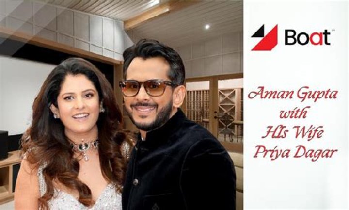 Who Is Aman Gupta Wife Priya Dagar? Details To Know About The Co-Founder And Marketing Director of BOAT.