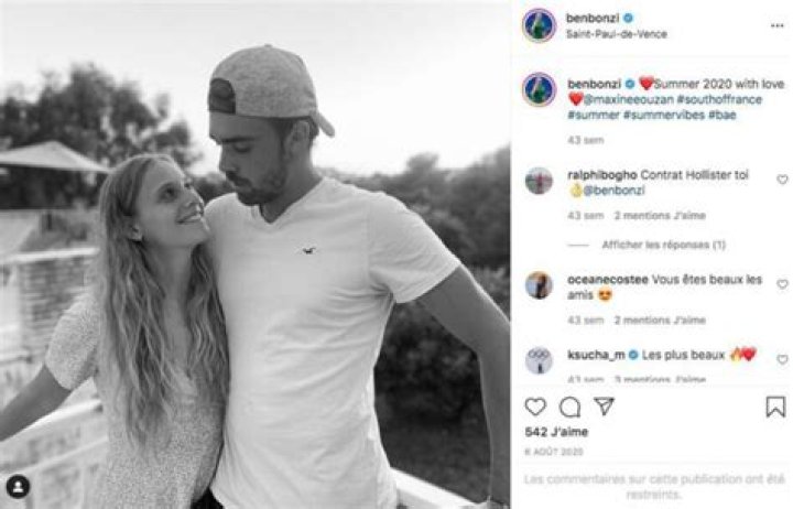 Who is Maxine Eouzan? Meet Benjamin Bonzi Girlfriend On Instagram
