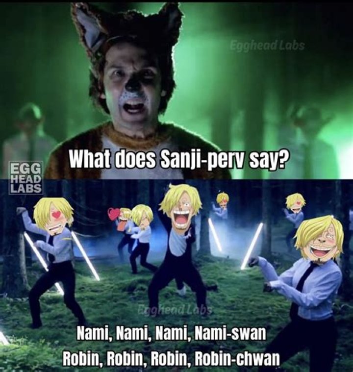 Why does sanji say swan